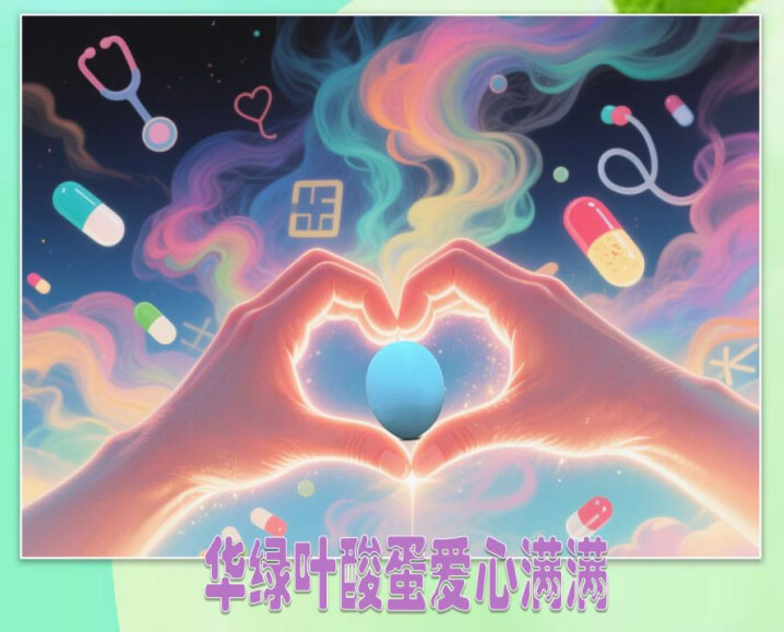 华绿叶酸蛋横空出世 健康的根基我们夯实
